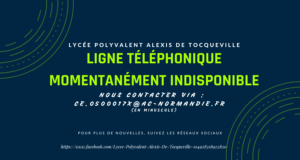 telephone Lycée Alesxix de tocqueville