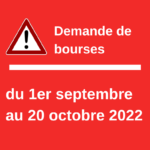 demande de bourse phase 2