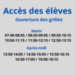 accès elève lpo Tocqueville