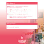 BAC Techno STI2D Sciences et Technologies de l'Industrie et du Développement Durable ITEC - Innovation Technologique et Éco-Conception SIN - Système d'Information et Numérique EE - Énergie et Environnement STL Sciences et Technologies de Laboratoire SPCL - Sciences Physiques et Chimiques en Laboratoire BBB - Biochimie Biologie Biotechnologies e BBB - Biochimie Biologie BiotechnologiesBAC GénéralSI - Sciences de l'Ingénieur SCIENCES DE L'INGÉNIEUR,DU LABORATOIRE ET DE L'INDUSTRIE